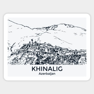 Khinalig - Azerbaijan Sticker